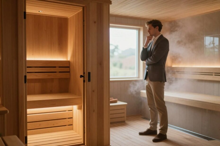 Najpierw sauna sucha czy parowa